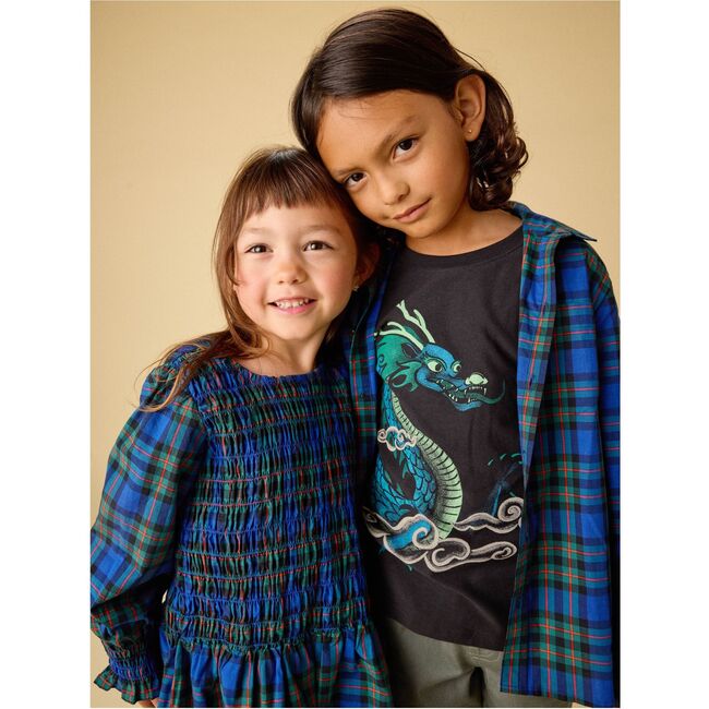 Dragon Double Sided Graphic T, Jet Black - T-Shirts - 4