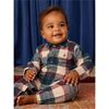 Collared Baby Romper, Cappadocia Plaid - Rompers - 2