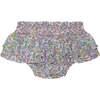 Made With Liberty Fabric, Hand-Smocked Baby Skort Indigo, Purple - Skirts - 1 - thumbnail