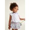 Laurent Cotton Baby Blouse, White - Blouses - 2 - thumbnail