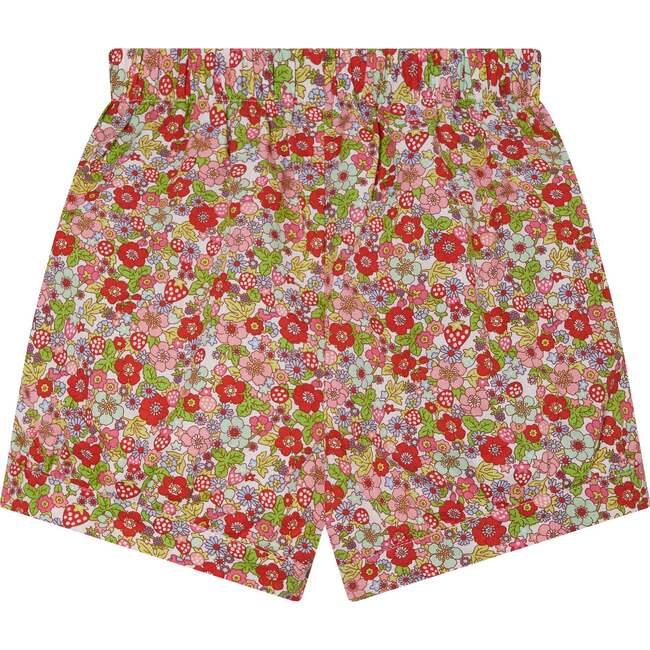 Girls Summer Shorts Mia, Multicolour Strawberry Print - Shorts - 3