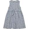 Hand-Smocked Girls Dress Lorelei, Lavender & Blue - Dresses - 4 - thumbnail