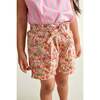 Girls Summer Shorts Mia, Multicolour Strawberry Print - Shorts - 4 - thumbnail