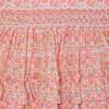 Girls Smocked Ruffle Skirt Miyuki, Pink Floral - Skirts - 3 - thumbnail