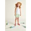 Girls Summer Shorts Jamie, Mint & Orange Cherry Print - Shorts - 2 - thumbnail