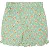 Girls Summer Shorts Jamie, Mint & Orange Cherry Print - Shorts - 3 - thumbnail