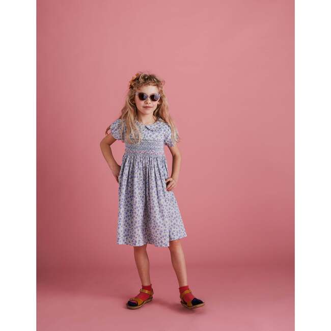 Mina Smocked Girls Dress, Multi - Dresses - 2