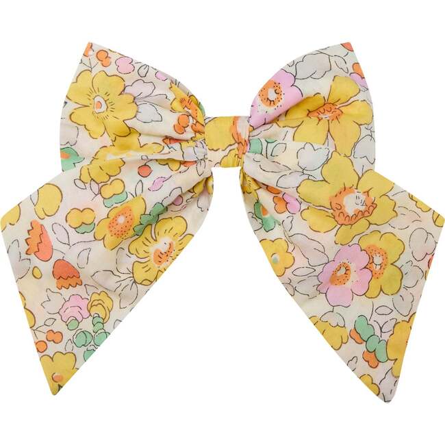 Bow Hair Clip Helga, Yellow - Hair Accessories - 1