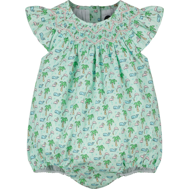Marlin Tropical Bubble, Mint Green - Rompers - 1