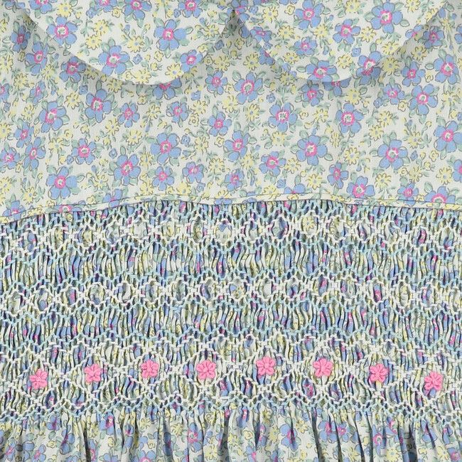 Mina Smocked Girls Dress, Multi - Dresses - 4