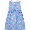 Alani Smocked Girls Dress, Sailboat - Dresses - 3