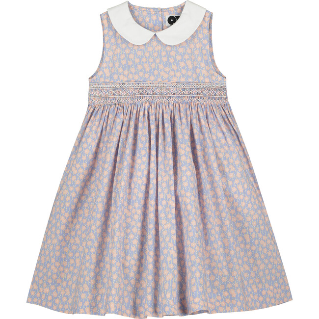Kinsley Smocked Girls Dress, Multi - Dresses - 1