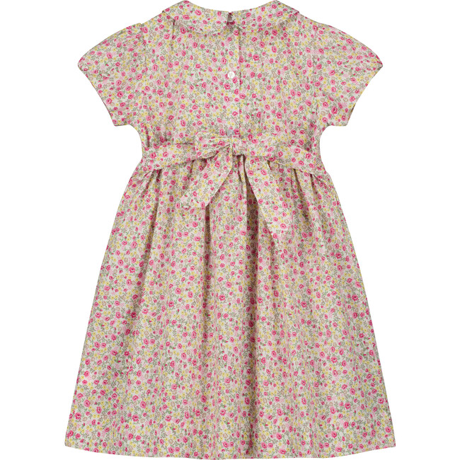 Margot Ditsy Floral Smocked Dress, Pink - Dresses - 3