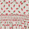 Lori Smocked Dress, Strawberry Print - Dresses - 3 - thumbnail