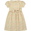 Heidi Smocked Girls Dress, Yellow Floral - Dresses - 3