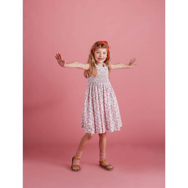 Arlo Smocked Girls Dress, Multi - Dresses - 2