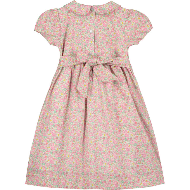 Audrey Girls Dress, Pink Floral - Dresses - 3