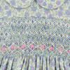 Alyssa Smocked Baby Dress, Green Blue Multi - Dresses - 4