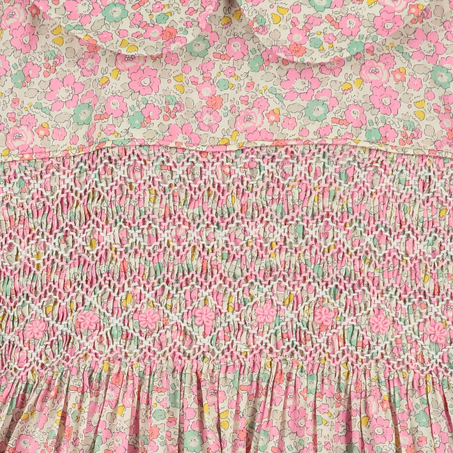 Audrey Girls Dress, Pink Floral - Dresses - 4