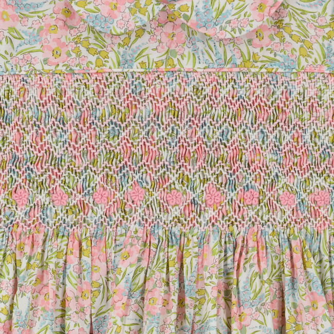 Adriana Floral Smocked Dress, Multicolors - Dresses - 4