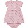 Hand-Smocked Baby Dress Vanity, pink floral - Dresses - 3 - thumbnail