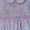 Baby Elisa Long-Sleeve Hand-Smocked Dress, Baby Blue - Dresses - 3 - thumbnail