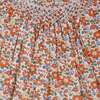 Baby Calypso Floral Print Hand-Smocked Dress, Red - Dresses - 3 - thumbnail