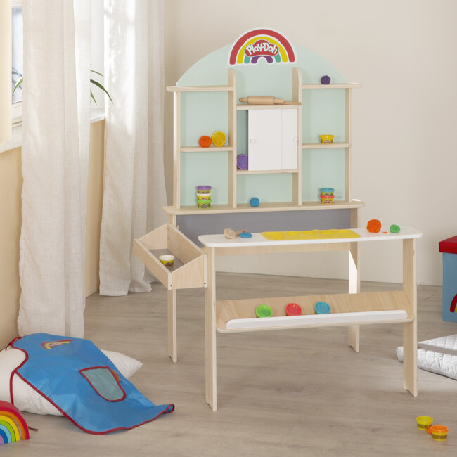 Play-Doh: All Inclusive Creative Wooden Shop Stand - Arts & Crafts - 2