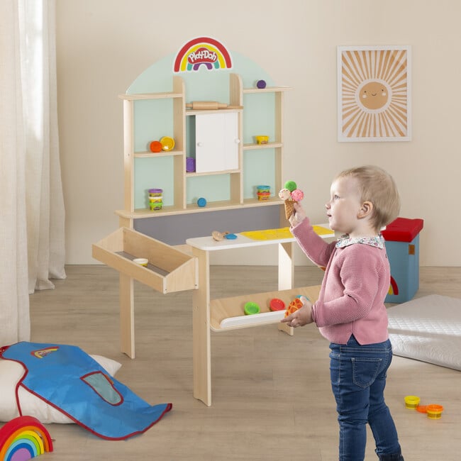 Play-Doh: All Inclusive Creative Wooden Shop Stand - Arts & Crafts - 4
