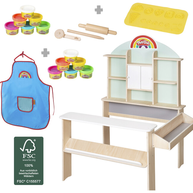Play-Doh: All Inclusive Creative Wooden Shop Stand - Arts & Crafts - 7