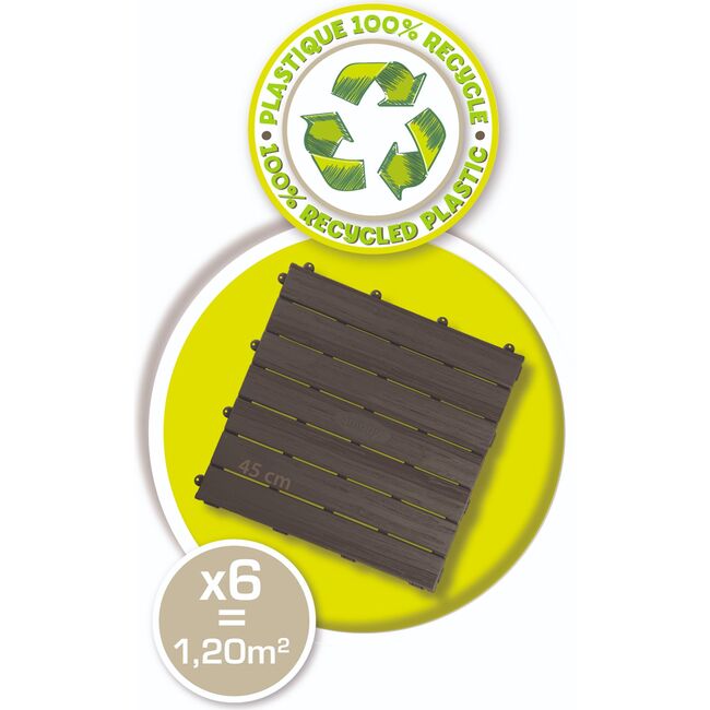 Set of 6 Playhouse Floor Tiles