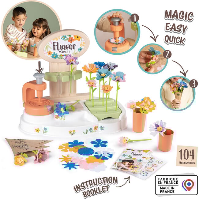 Flower Market - DIY Fabric Flowers - Arts & Crafts - 6