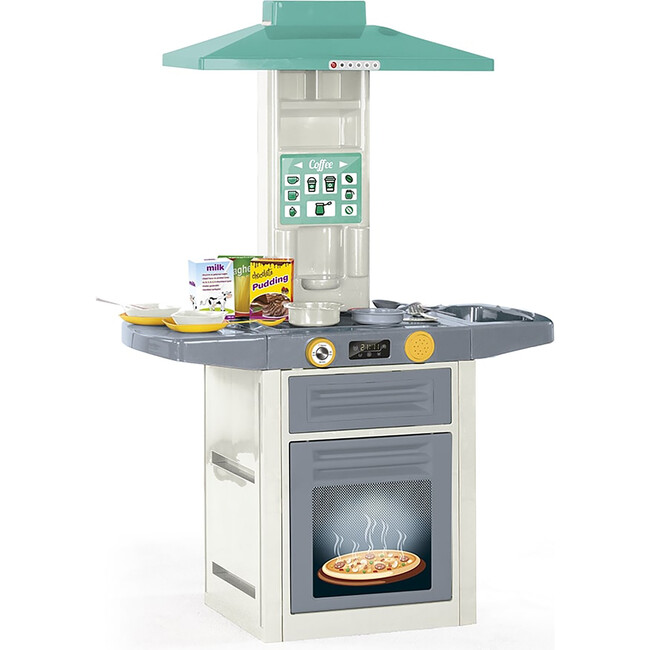 Kitchen Set: Green Yellow Gray