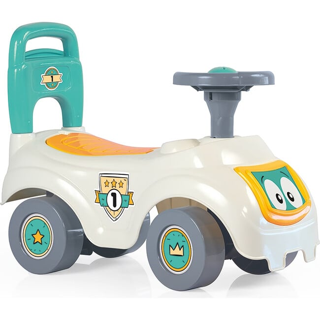 Walk & Ride or Sit & Ride, White Yellow Green - Ride-Ons - 4