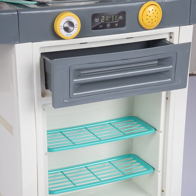Kitchen Set: Green Yellow Gray - Play Kitchens - 5