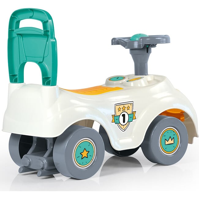 Walk & Ride or Sit & Ride, White Yellow Green - Ride-Ons - 6