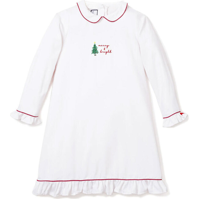 Petite Plume x Maisonette Girl's Sophia Nightgown, Merry & Bright