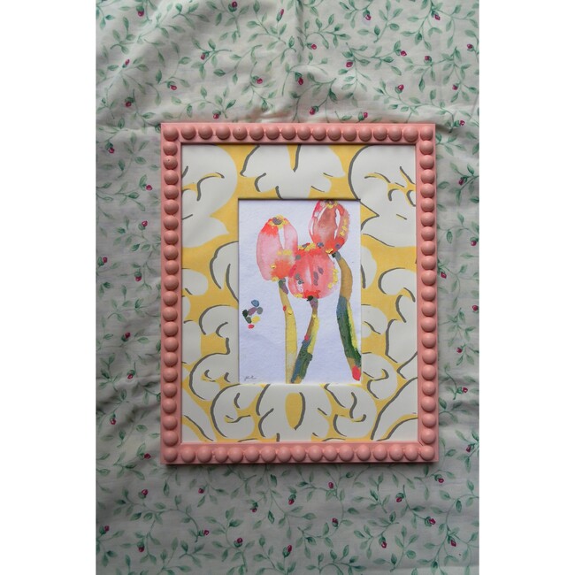 Slow Seeds No. 3 – Original Watercolor & Oil Pastel Painting