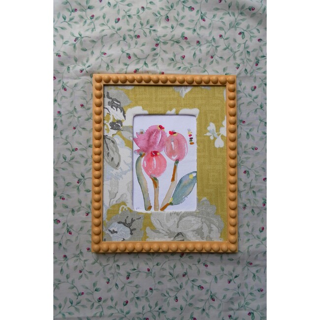 Slow Seeds No. 22 – Original Watercolor & Oil Pastel Painting
