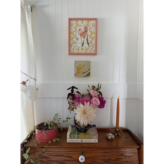 Slow Seeds No. 3 – Original Watercolor & Oil Pastel Painting - Art - 2