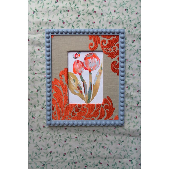 Slow Seeds No. 1 – Original Watercolor & Oil Pastel Painting