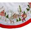 48-Inch Velvet Beaded Embroidered Tree Skirt - Tree Skirts - 2 - thumbnail