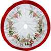 48-Inch Velvet Beaded Embroidered Tree Skirt - Tree Skirts - 3 - thumbnail