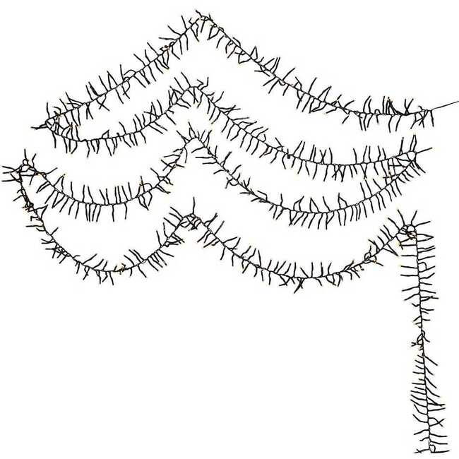 480-Light 16-Foot Connectable Warm White LED Cluster Garland - Other Accents - 3