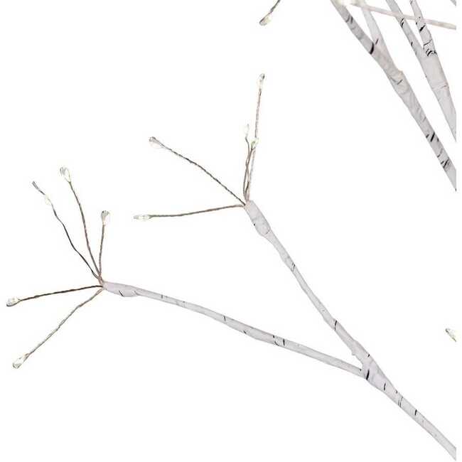 4-Foot White Birch Tree with Warm White LED 8 Function Lights - Other Accents - 2