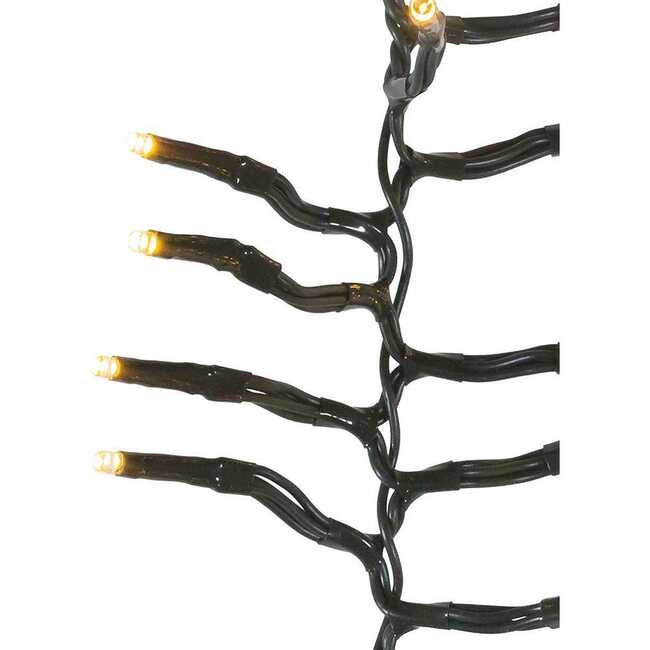 480-Light 16-Foot Connectable Warm White LED Cluster Garland - Other Accents - 4