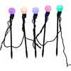 40-Light Warm White LED G40 Globe Yard Stakes, 10-Piece Set - Other Accents - 3