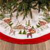 48-Inch Velvet Beaded Embroidered Tree Skirt - Tree Skirts - 5 - thumbnail