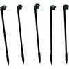 40-Light Warm White LED G40 Globe Yard Stakes, 10-Piece Set - Other Accents - 5