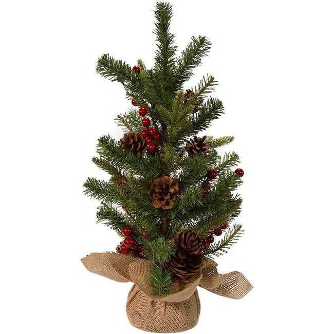 24-inch Red Berries and Pinecones Tree - Other Accents - 3